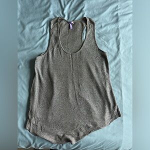 Emma & Sam Metallic Gray Women's Tank Top